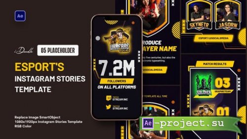Videohive - eSport Instagram Stories - 43660500 - Project for After Effects