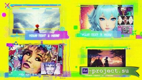 Videohive - Cyberpunk Slideshow - 43992057 - Project for After Effects