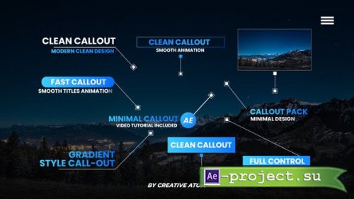Videohive - Gradient Call-Outs | AE - 43863593 - Project for After Effects