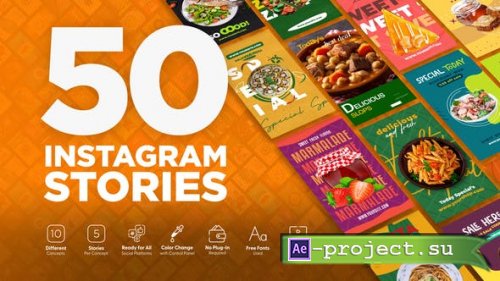 Videohive - Food Instagram Stories - 44112541 - Project for After Effects