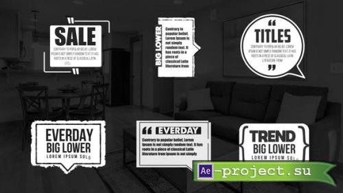 Videohive - Quotes Titles - 44115824 - Project for After Effects