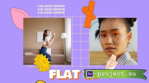 Videohive - Flat 3D Pop Intro - 44082748 - Project for After Effects