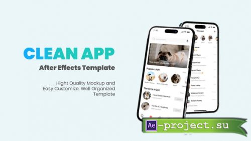 Videohive - Clean App Promo - 44081211 - Project for After Effects