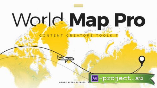 Videohive - World Map Pro - Content Creators ToolKit - 43152841 - Project for After Effects
