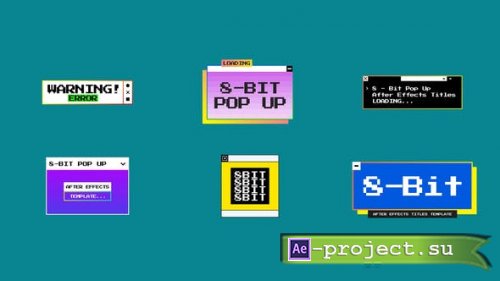 Videohive - 8-Bit Pop Up | After Effects - 43930434 - Project for After Effects