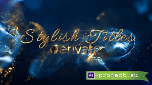 Videohive - Gold Stylish Titles - 44117112 - Project for After Effects