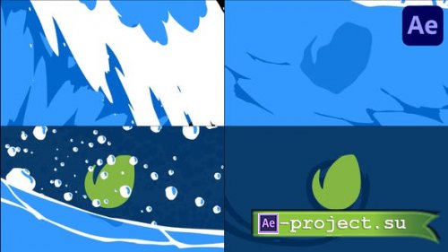 Videohive - Ocean Wave Logo Opener for After Effects - 44092500 - Project for After Effects
