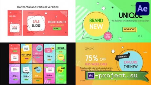 Videohive - Rounded Sales Slides for After Effects - 44153991 - Project for After Effects