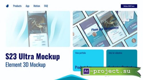 Videohive - Mobile Mockup Android - 44101772 - Project for After Effects