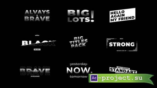 Videohive - Big titles | After Effects - 44144748 - Project for After Effects