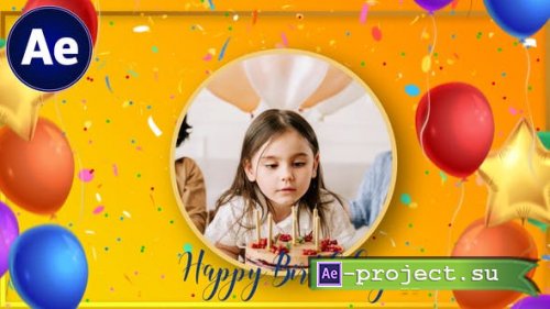 Videohive - Happy Birthday Sliedeshow - 44146526 - Project for After Effects