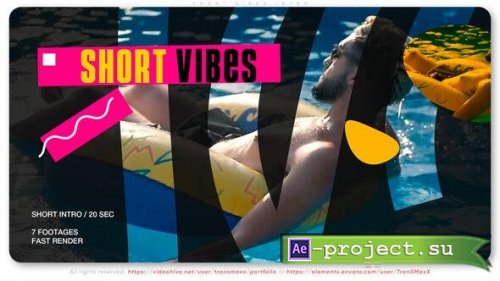 Videohive - Short Vibes Intro - 44107538 - Project for After Effects