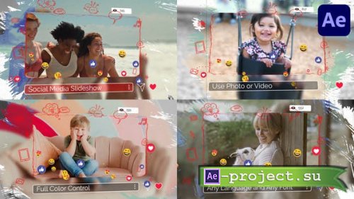 Videohive - Social Media Slideshow for After Effects - 44026629 - Project for After Effects