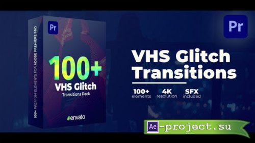 Videohive - VHS Glitch Transitions - 44044176 - Premiere Pro Templates