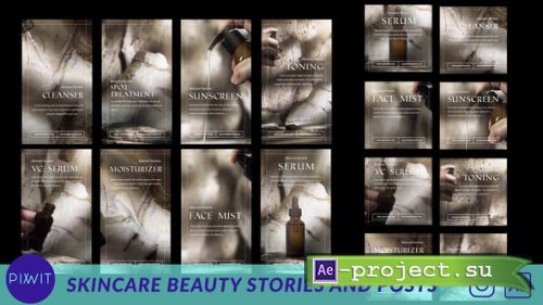 Videohive - Skincare Beauty Stories and Posts - 43839955 - Project for After Effects