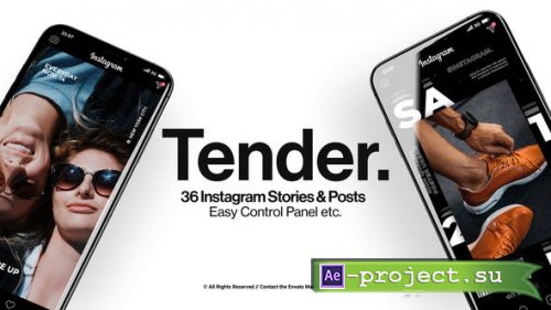 Videohive - Tender. - Instagram Stories & Posts - 43071940 - Project for After Effects