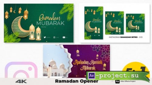 Videohive - Ramadan Opener 5 in 1 - 43988778 - Project for After Effects