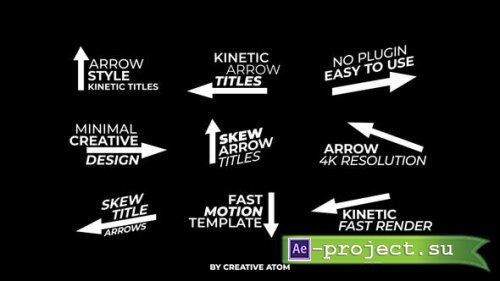 Videohive - Arrows Titles | AE - 44152251 - Project for After Effects