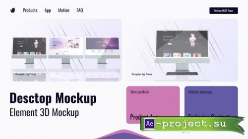 Videohive - Desktop Promo Website Presentation - 44189188 - Project for After Effects