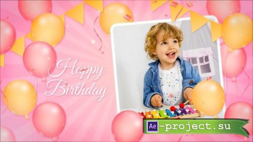 Videohive - Happy Birthday Slideshow - 44198819 - Project for After Effects