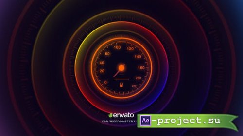 Videohive - Car Speedometer Logo - 44196817 - Project for After Effects