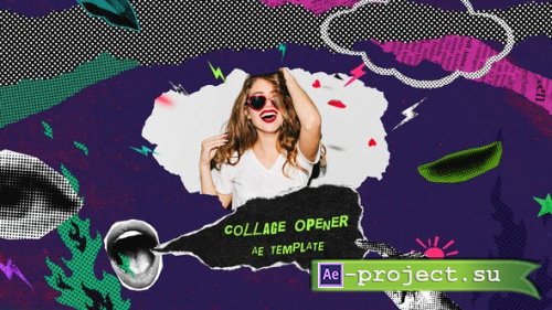 Videohive - Collage Opener - 44195066 - Project for After Effects