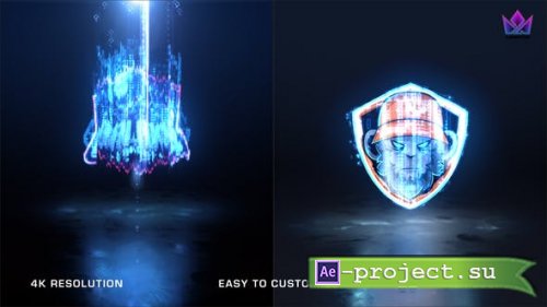 Videohive - Glitch Futuristic Logo Reveal - 44227755 - Project for After Effects