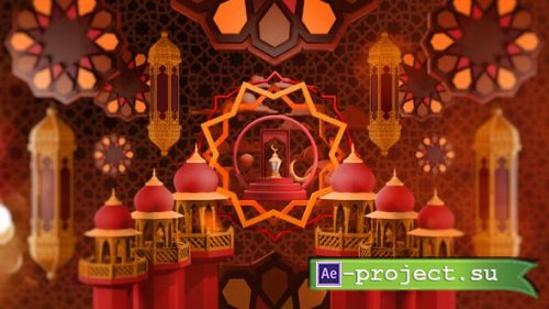 Videohive - Clean Ramadan Logo Intro - 44264436 - Project for After Effects