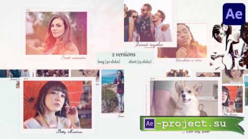 Videohive - Sweet Frames Memories Slideshow for After Effects - 44260884 - Project for After Effects