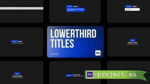 Videohive - Lowerthird Titles 06 for After Effects - 44311616 - Project for After Effects