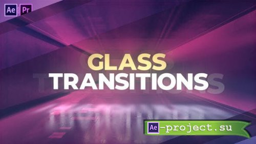Videohive - Glass Transitions - 44176162- Project for After Effects