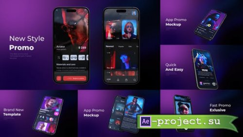 Videohive - App Promo Phone 14 Pro - 40421386 - Project for After Effects