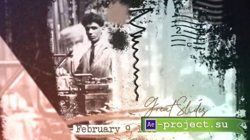 Videohive - Old Letters - Memory Timeline Opener - 44311496 - Project for After Effects