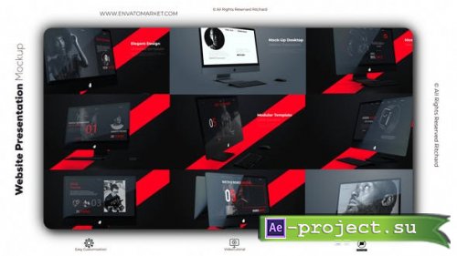 Videohive - Website Presentation Mockup - 29919018 - Project for After Effects