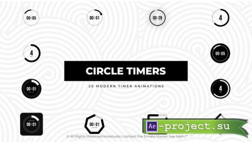 Videohive - Circle Timers - 44318122 - Project for After Effects