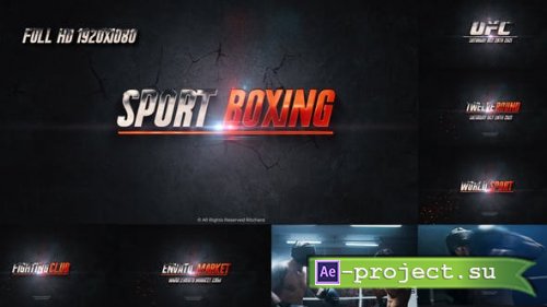 Videohive - Sport Trailer / Boxing / Fight Night / MMA/ - 32824656 - Project for After Effects