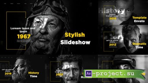 Videohive - Documentary History Slideshow - 39237685 - Project for After Effects