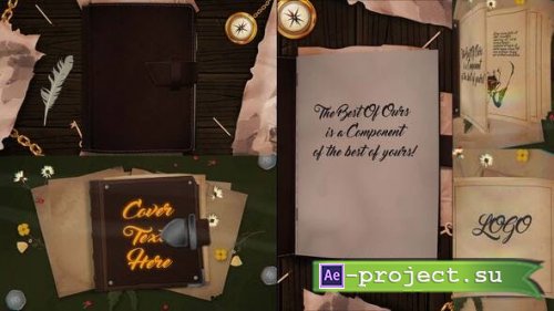 Videohive - Logo Book Reveal 4in1 - 43931738 - Project for After Effects