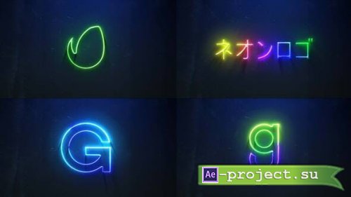 Videohive - Neon Logo Reveal - 42253138 - Project for After Effects