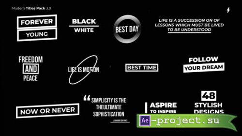 Videohive - Modern Titles 3.0 - AE - 44355010 - Project for After Effects