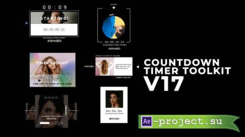 Videohive - Countdown Timer Toolkit V17 - 44397603 - Project for After Effects