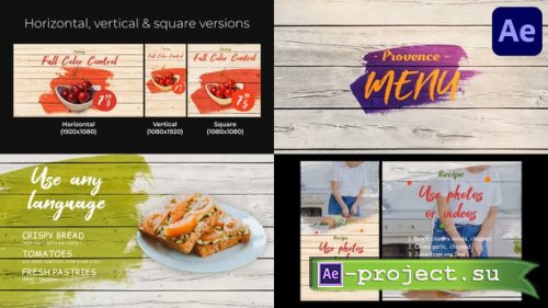Videohive - Provence Menu for After Effects - 44390227 - Project for After Effects