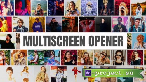 Videohive - Multi Screen Opener I Mosaic Intro - 44419784 - Project for After Effects