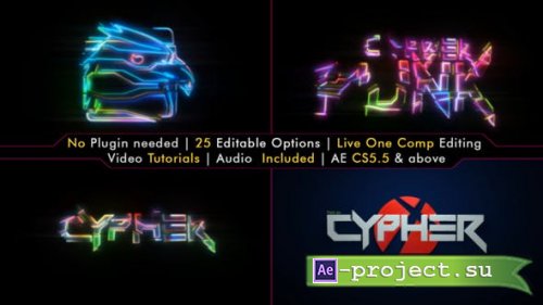 Videohive - Colorful Futuristic Title or Logo Intro - 22666545 - Project for After Effects