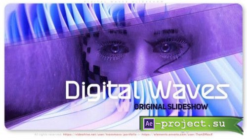 Videohive - Digital Waves Slideshow - 44326736 - Project for After Effects