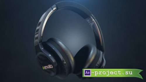 Videohive - Headphones Logo - 24964699 - Project for After Effects