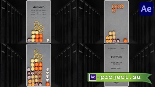 Videohive - Vegetables Tetris | After Effects - 44452233 - Project for After Effects
