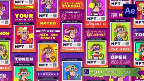 Videohive - NFT Instagram Portrait Square Stories - 44483007 - Project for After Effects