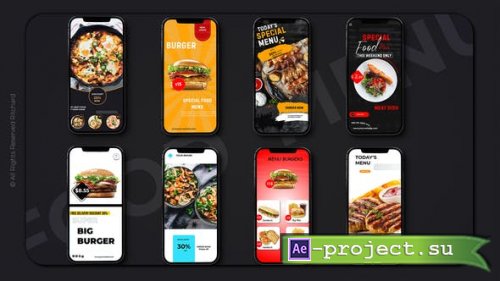 Videohive - Food Instagram Stories - 28449470 - Project for After Effects