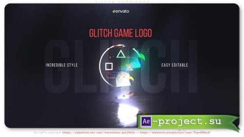 Videohive - Glitch Game Logo - 44503890 - Project for After Effects
